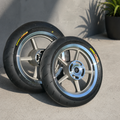 Yozma In-Pro Chrome Supermoto Wheel Set