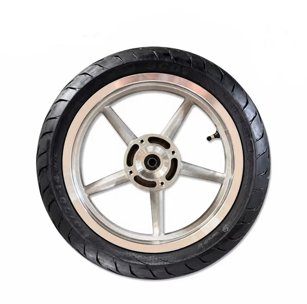 Yozma In-Pro Chrome Supermoto Wheel Set