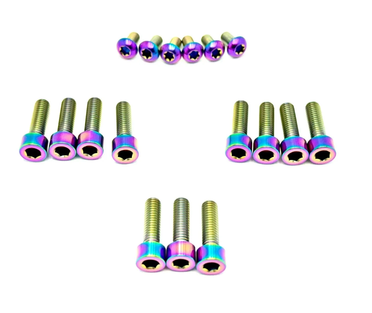 MXP Titanium DNM/ KKE Fork Bolt Kits (Set of 11)