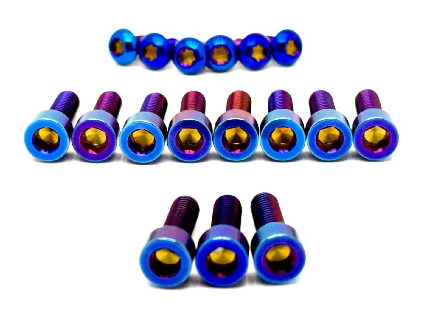 MXP Titanium RFloXa Hawk 31 Pro and Max Fork Bolt Kits (21 pcs)