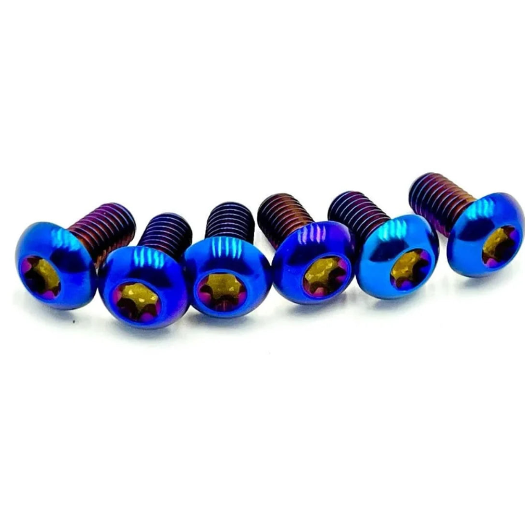 MXP Titanium Bolts for Fork Plastics/ Guards (Most Forks) (Set of 6)